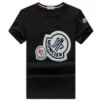 moncler cotton jersey t-shirt double logo hot